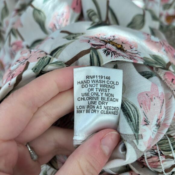 Jodiful Floral High Waist Ultra Wide Leg Flowy Pants Sz S - Picture 12 of 13